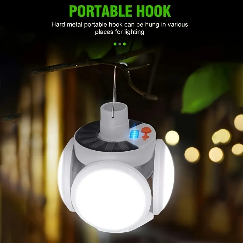 Solar Emergency Charger - 1 Solar Folding Light with USB