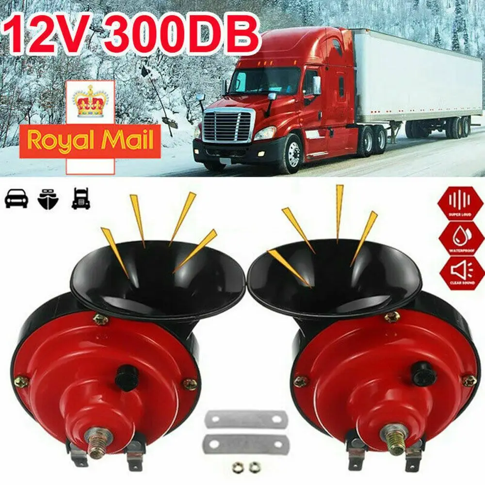 12V Loud Car Horn: 1/2Pcs 300  - огляд і ціна Emergency Whistle Loud