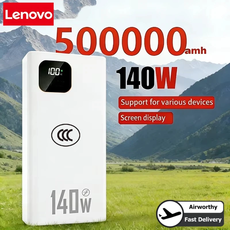 Lenovo 140W 500000mAh Ultra Ca - огляд і ціна Solar Emergency Charger