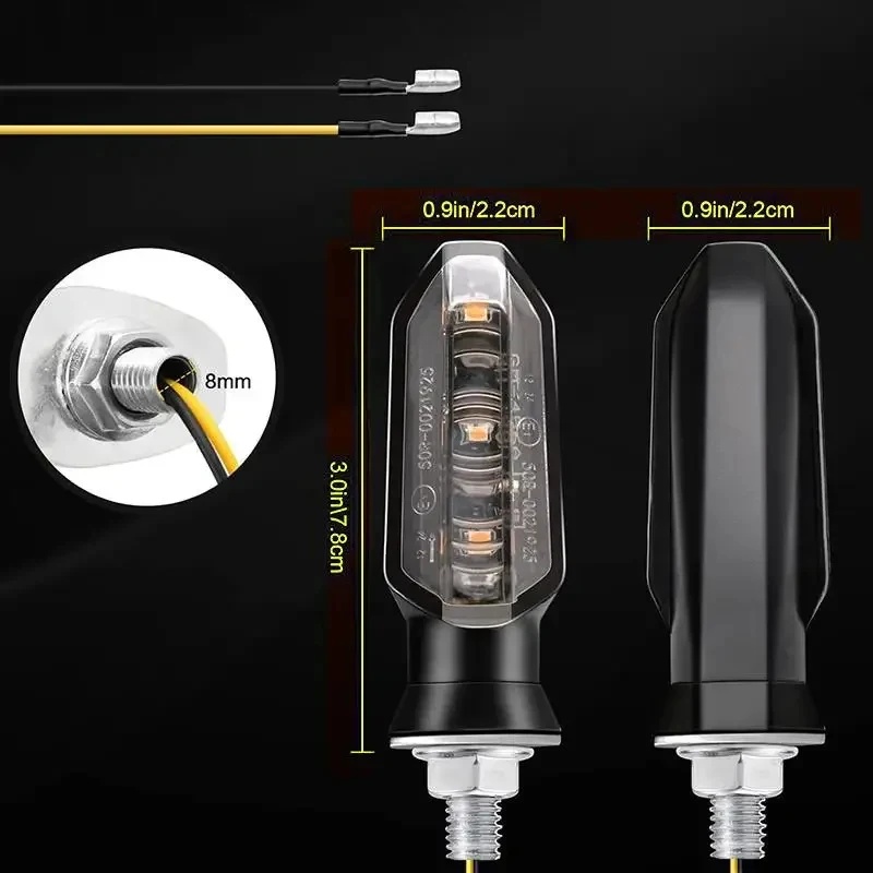 2/4/6pcs Mini Motorcycle LED T - огляд і ціна Sos Light Strobe
