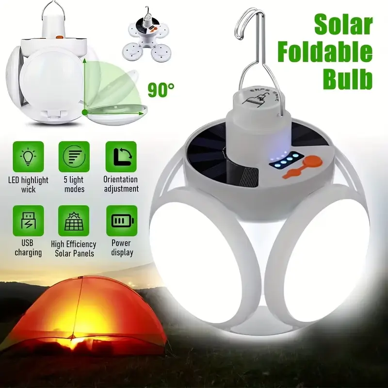 1 Solar Folding Light with USB - огляд і ціна Solar Emergency Charger