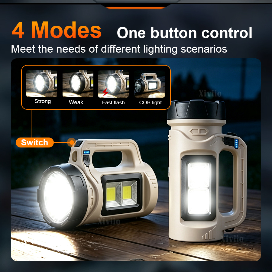 Multiscene Handheld LED Torch  - огляд і ціна Solar Emergency Charger