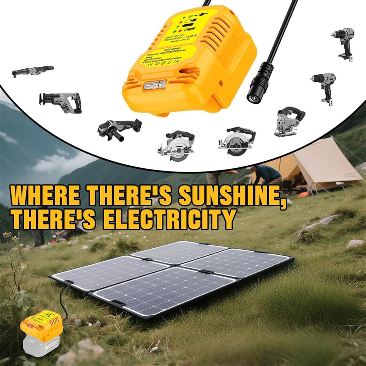 Solar Charger Adapter for Dewa - огляд і ціна Solar Emergency Charger