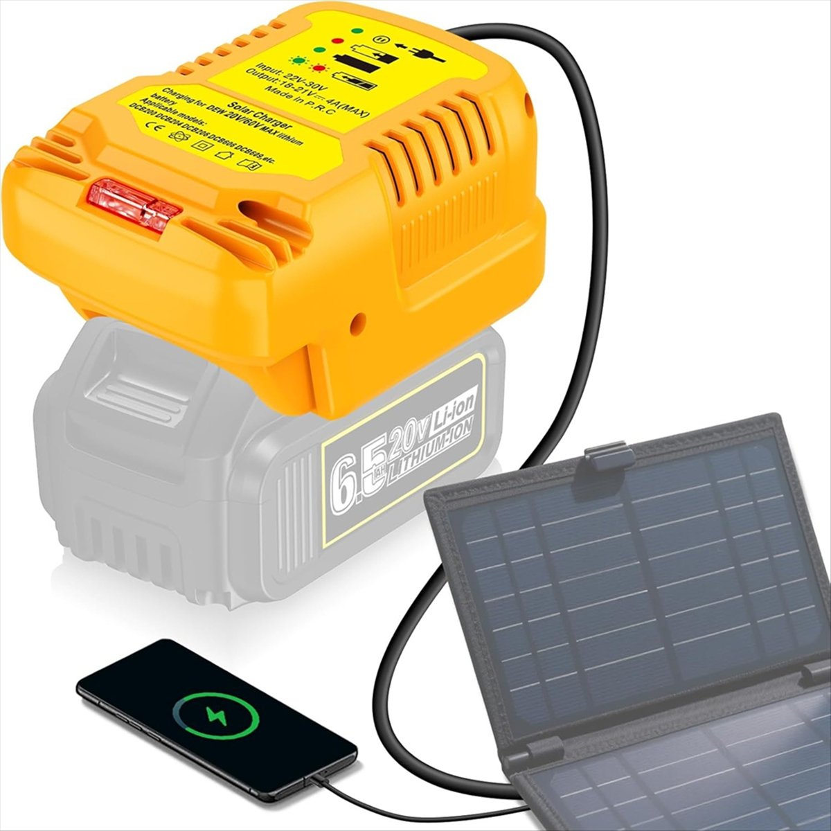 Solar Charger Adapter for Dewa - огляд і ціна Solar Emergency Charger