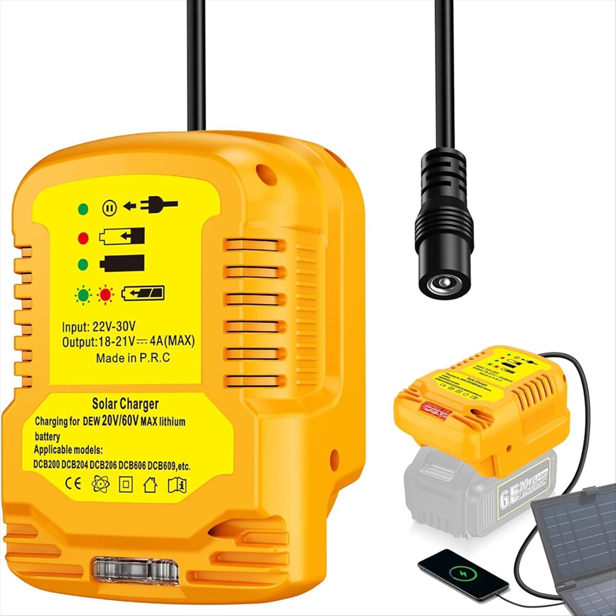 Solar Charger Adapter for Dewa - огляд і ціна Solar Emergency Charger