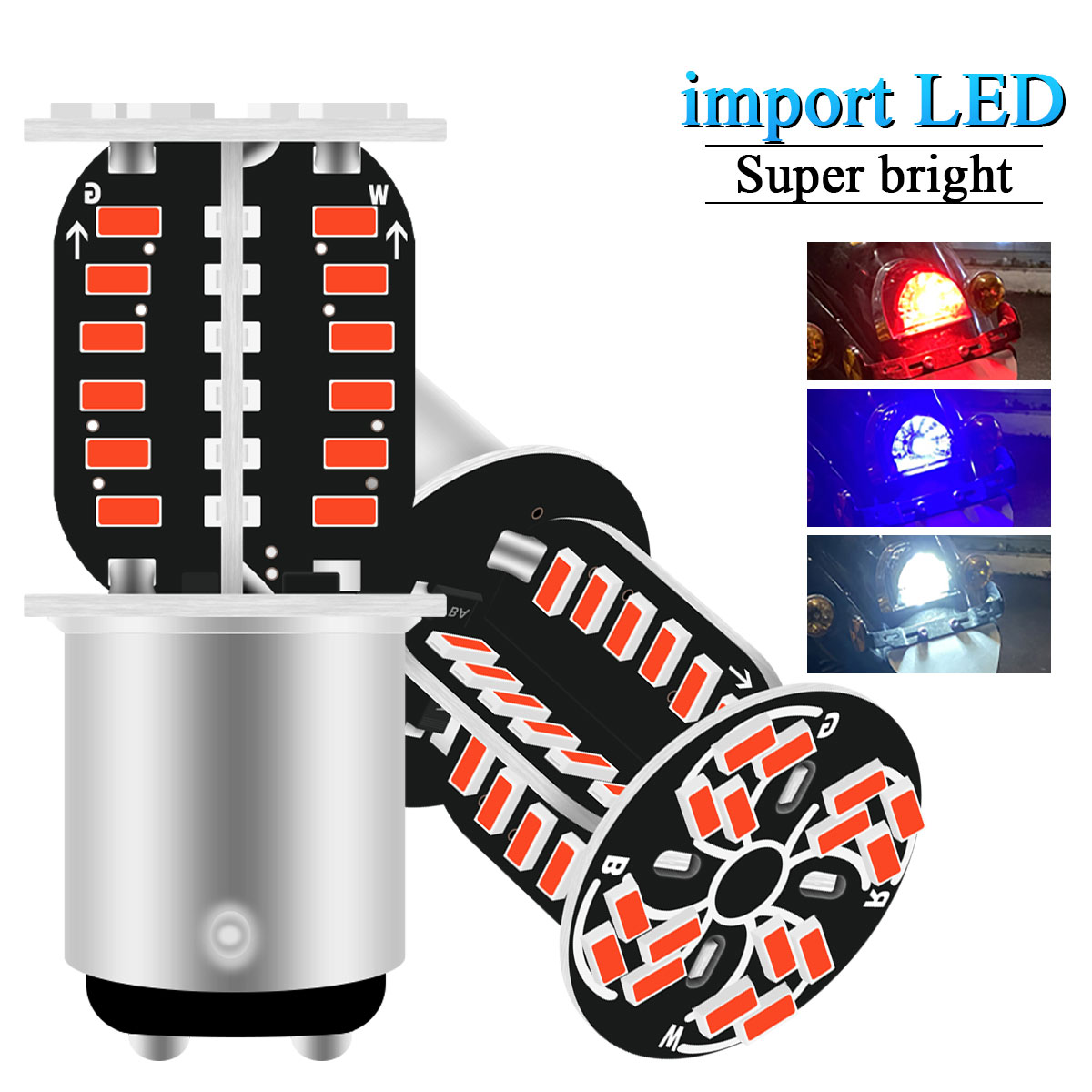 1pcs 1157 BA15D P21/5W Motorcy - огляд і ціна Sos Light Strobe