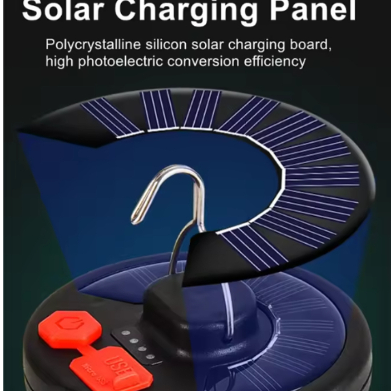 High Power Solar LED Camping L - огляд і ціна Solar Emergency Charger