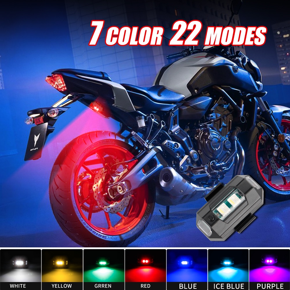 1PC 7 Color Mini USB Charging  - огляд і ціна Sos Light Strobe
